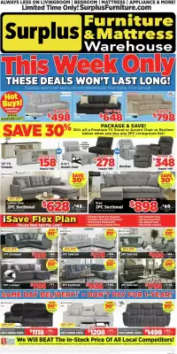 Surplus Furniture flyer (valid until 27-02)