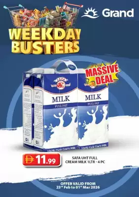 Grand Hyper Market catalogue (valid until 1-03)