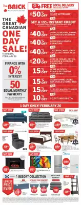 The Brick flyer (valid until 27-02)