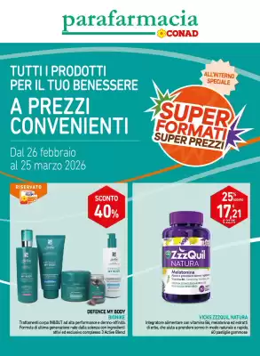 Volantino Parafarmacia Conad (valido fino al 25-03)