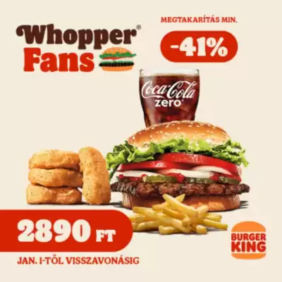 Burger King akciós újság (érvényes eddig: 1-03)