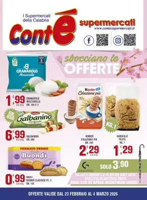 Volantino Conté Supermercati (valido fino al 8-03)