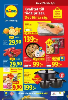 Lidl reklamblad (giltig till och med 8-03)