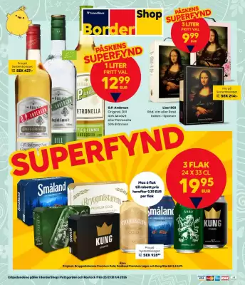 Border Shop reklamblad