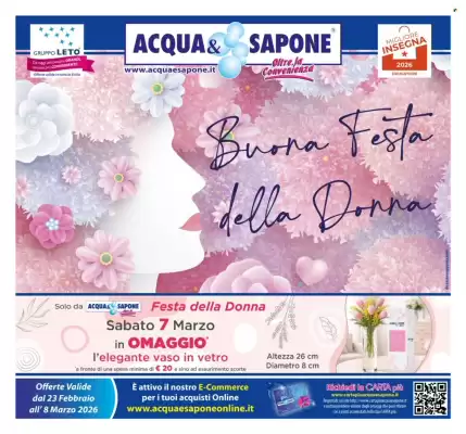 Volantino Acqua & Sapone (valido fino al 8-03)