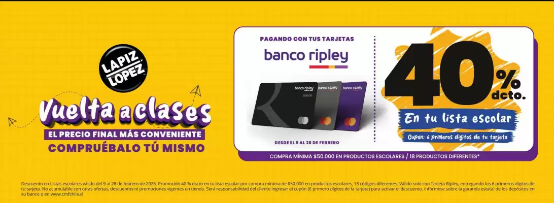 Catálogo Lápiz López (válido hasta 28-02)