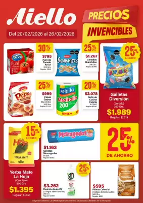 Catálogo Supermercados Aiello (válido hasta 26-02)