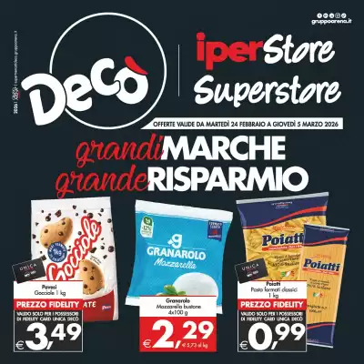 Volantino Deco Iperstore (valido fino al 5-03)