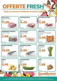Volantino GrosMarket settimana 9 Pagina 1