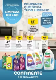 Folheto Continente | Limpeza do Lar Página 1