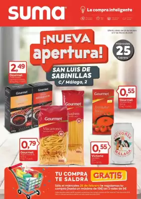Folleto Suma Supermercados (válido hasta el 17-03)