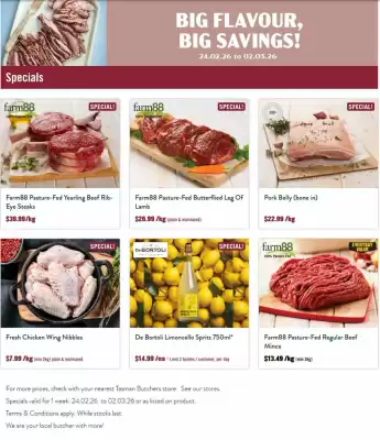 Tasman Butchers catalogue (valid until 2-03)