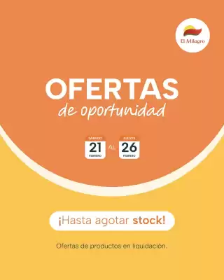 Catálogo El Milagro Mayorista (válido hasta 6-03)