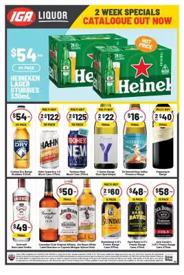 IGA Liquor catalogue (valid until 10-03)