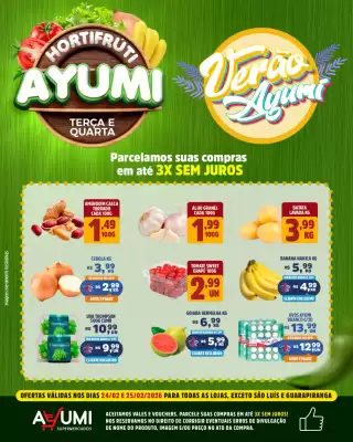 Folheto Ayumi Supermercados (válido até 25-02)