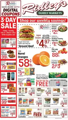 Ridley's Family Markets weekly ad (valid until 2-03)