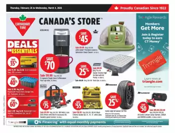 Canadian Tire flyer week 9 Page 1