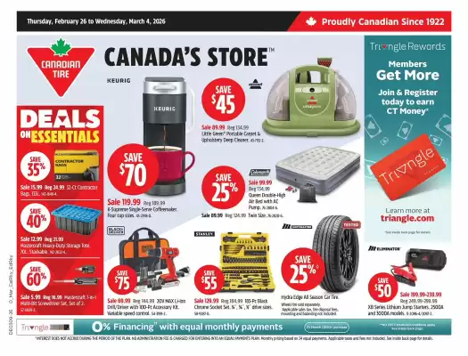 Canadian Tire flyer (valid until 4-03)
