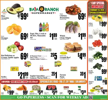Baja Ranch weekly ad (valid until 3-03)