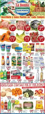 La Bonita Supermarkets weekly ad (valid until 3-03)