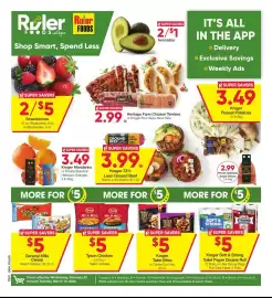 Ruler Foods weekly ad Page 1