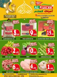 Al-Salam Supermarket flyer week 9 Page 1