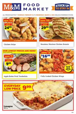 M & M Food Market flyer