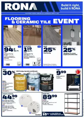 RONA flyer (valid until 5-03)
