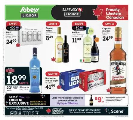 Sobeys Liquor flyer (valid until 4-03)