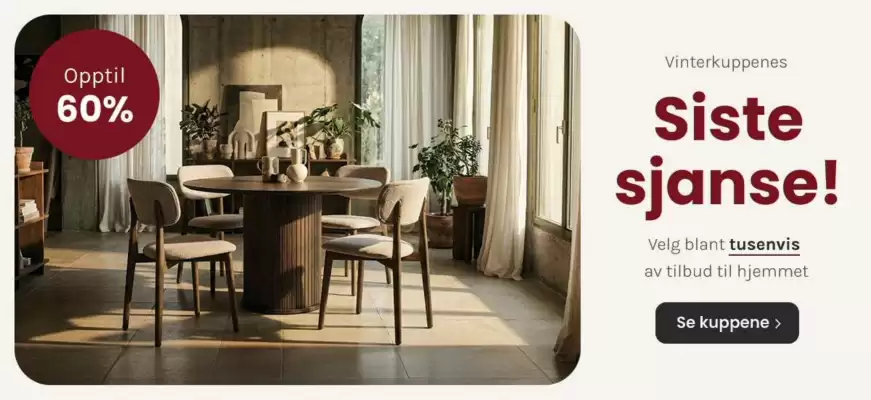 A-Møbler kundeavis (gyldig til 3-03)