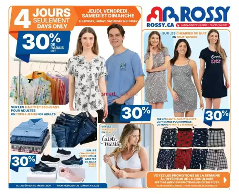 Rossy flyer (valid until 4-03)
