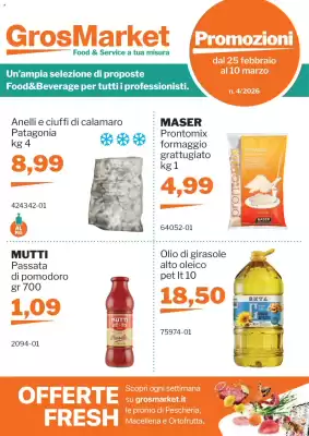 Volantino GrosMarket (valido fino al 10-03)