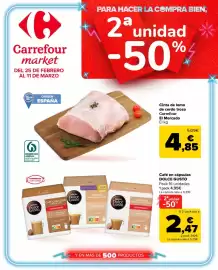 Folleto Carrefour Market Página 1
