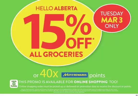 Save on Foods flyer (valid until 5-03)