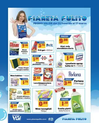 Volantino Pianeta Pulito (valido fino al 17-03)