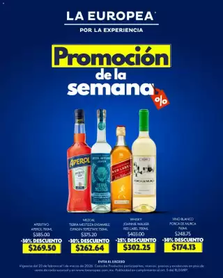Catálogo La Europea (válido hasta 1-03)