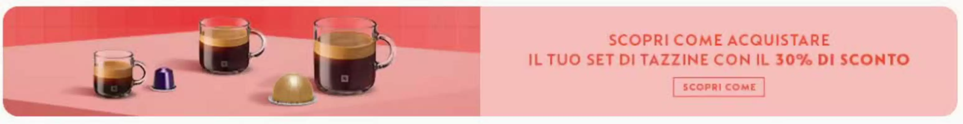 Volantino Nespresso (valido fino al 31-03)