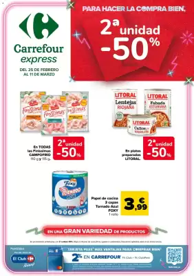 Folleto Carrefour Express (válido hasta el 11-03)