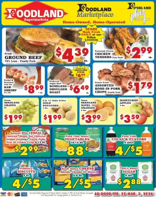Foodland weekly ad (valid until 4-03)