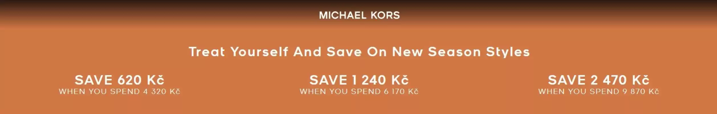 Michael Kors leták (platné do 10-03)