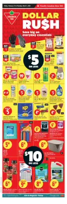 Canadian Tire flyer (valid until 5-03)