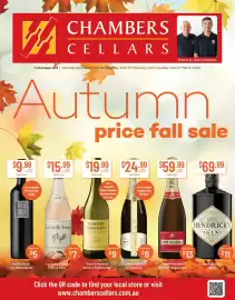 Chambers Cellars catalogue Page 1