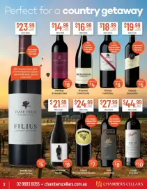 Chambers Cellars catalogue Page 2