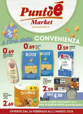 Volantino Punto é market (valido fino al 1-03)