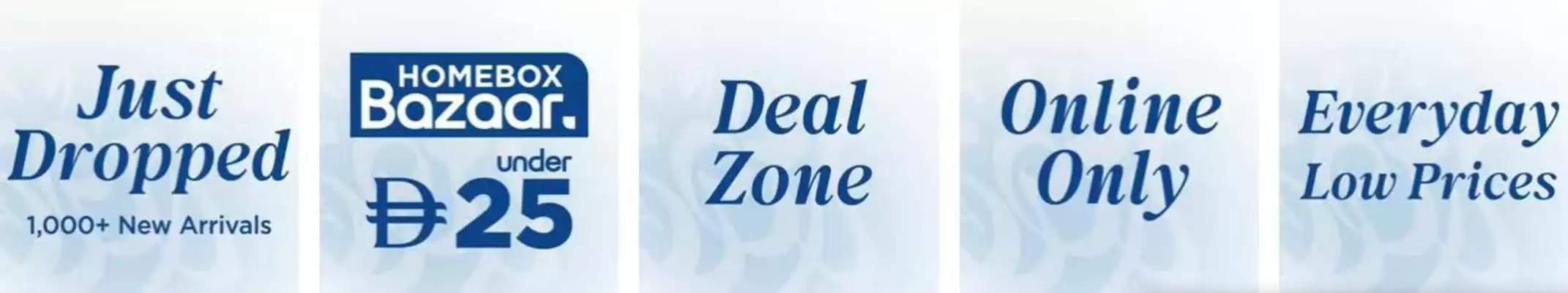 Home Box catalogue (valid until 3-03)