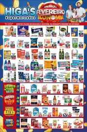 Folheto Higa's Supermercado semana 9 Página 1