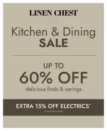 Linen Chest flyer week 9 Page 1