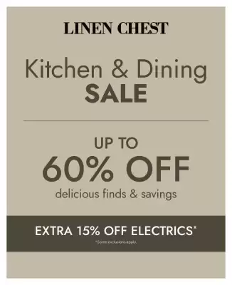 Linen Chest flyer (valid until 5-03)