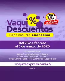 Catálogo La Vaquita Supermercados Página 1