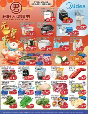 Kings Fair Supermarket flyer (valid until 4-03)